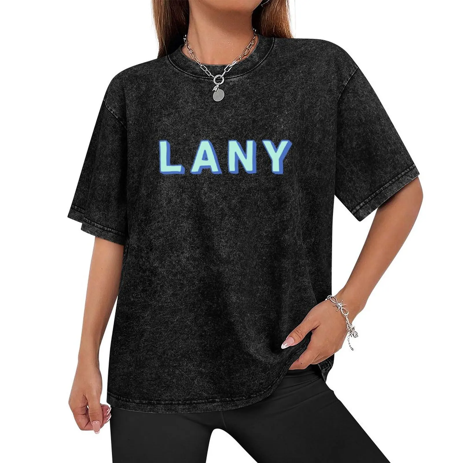 LANY TB T-Shirt graphic tee shirt Short sleeve tee summer top anime stuff men t shirts high quality