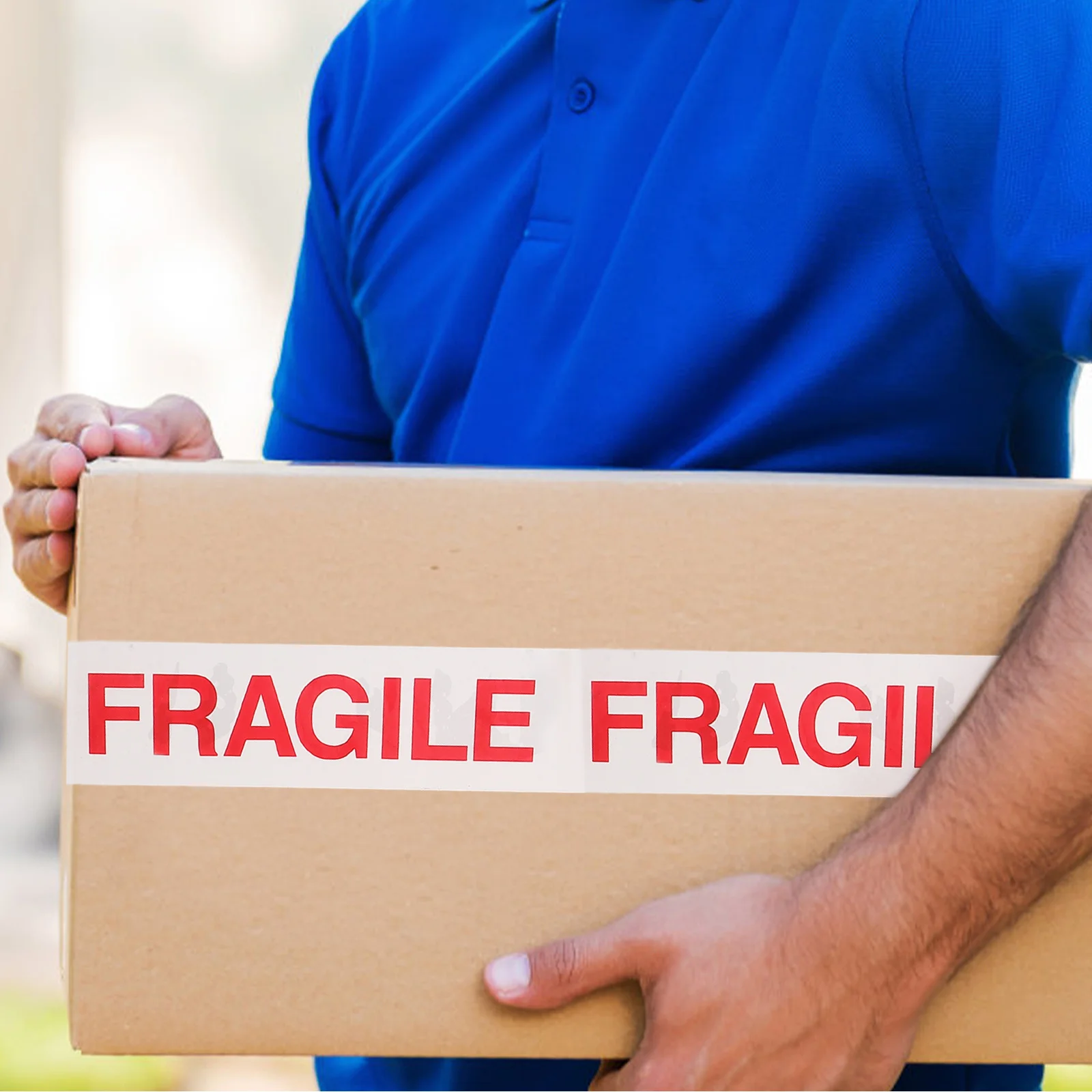 

3 Rolls Fragile Stickers Heavy Duty Clear Warning Tape For Shipping Moving Packing Boxes Adhesive Labels For Fragile Items