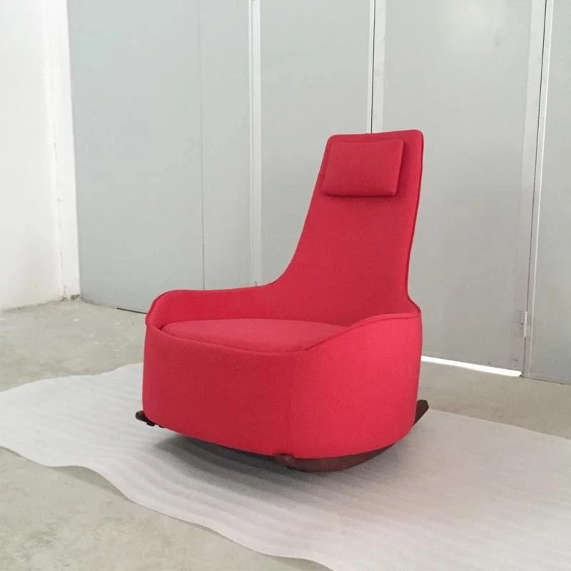 Nordic Creative Styling Designer Leisure Chair Light Luxury Art Dim Sum Rocking Chair Studio Balcony Tiger Sofa Chair