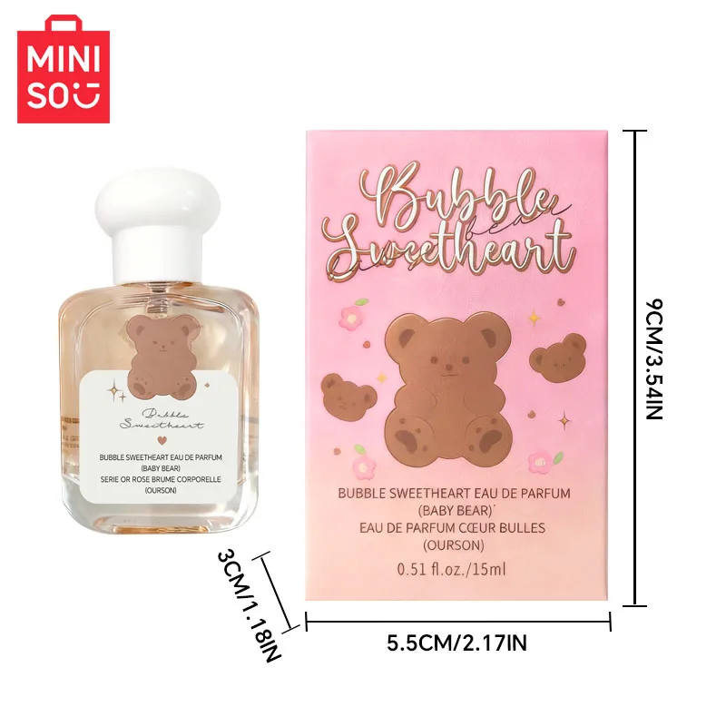 Miniso bubble sweetheart eau de parfum donna profumo floreale lusso_voghion.com
