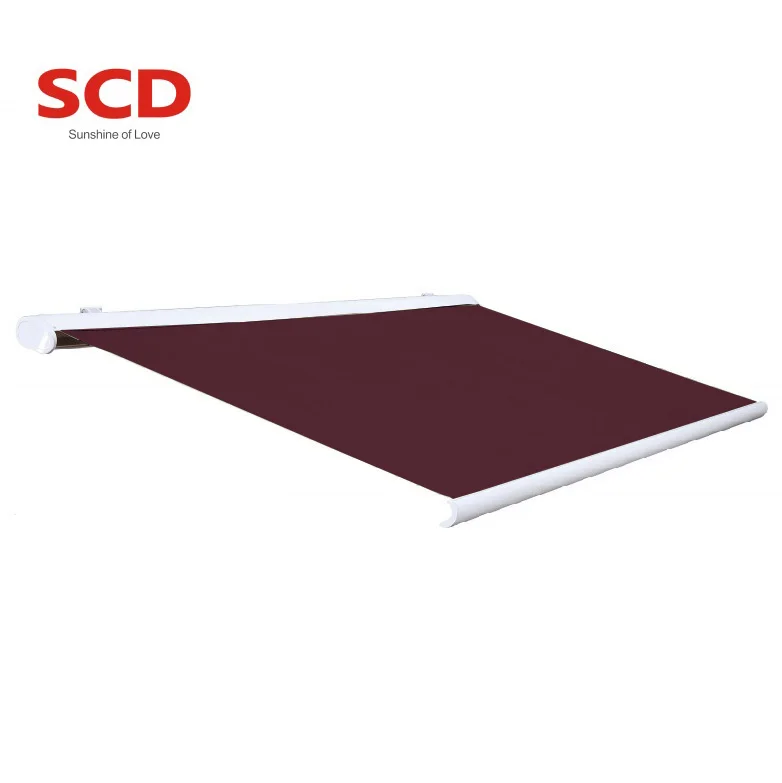 ATV&UTVCustomizable Waterproof Fabric Roof Full Cassette Awning Factory Sunshade Motorized Retractable Balcony Awnings Supplier