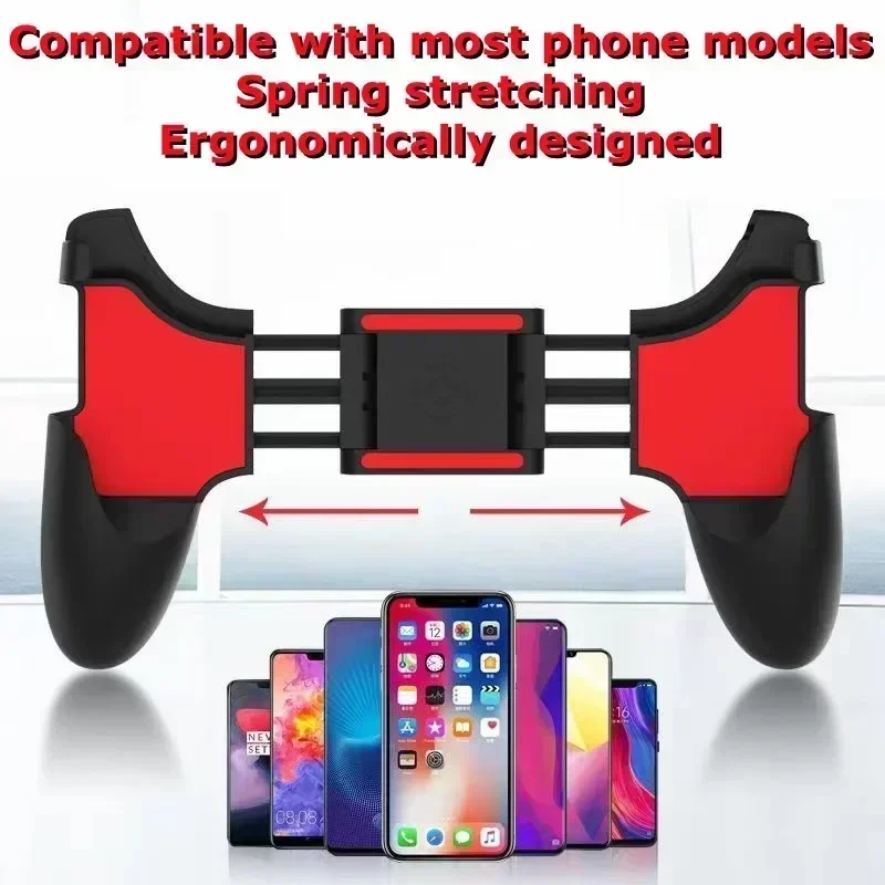 

S01 Mobile Phone Gaming Accessories Gamepad Joystick Controller for PUBG Aim Shooting ABS Game Trigger Handle for IPhone Android