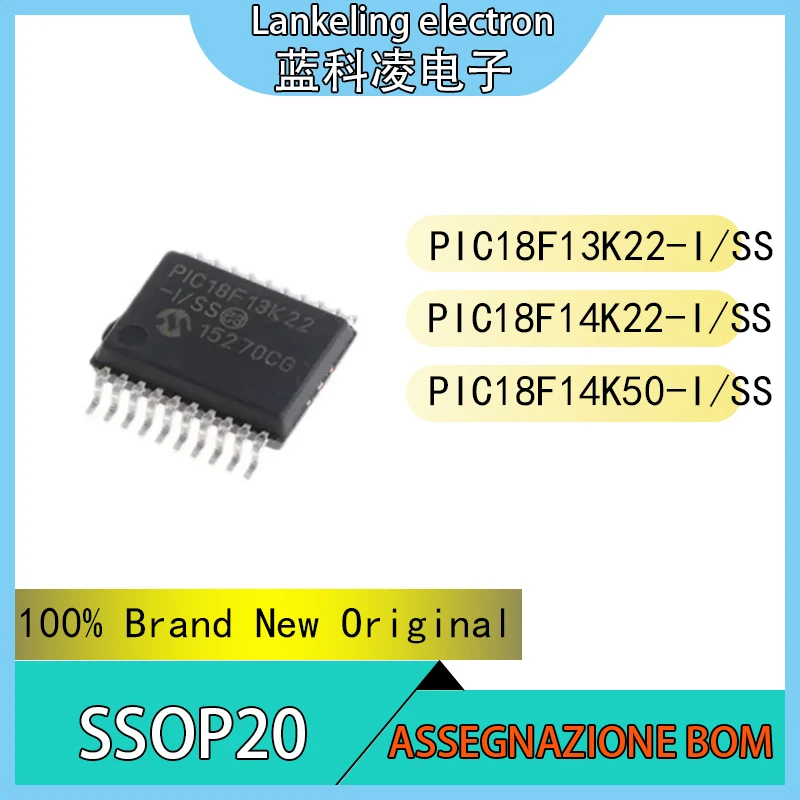 

PIC18F13K22-I/SS PIC18F14K22-I/SS PIC18F14K50-I/SS 100% Brand New Original Integrated circuit SSOP20