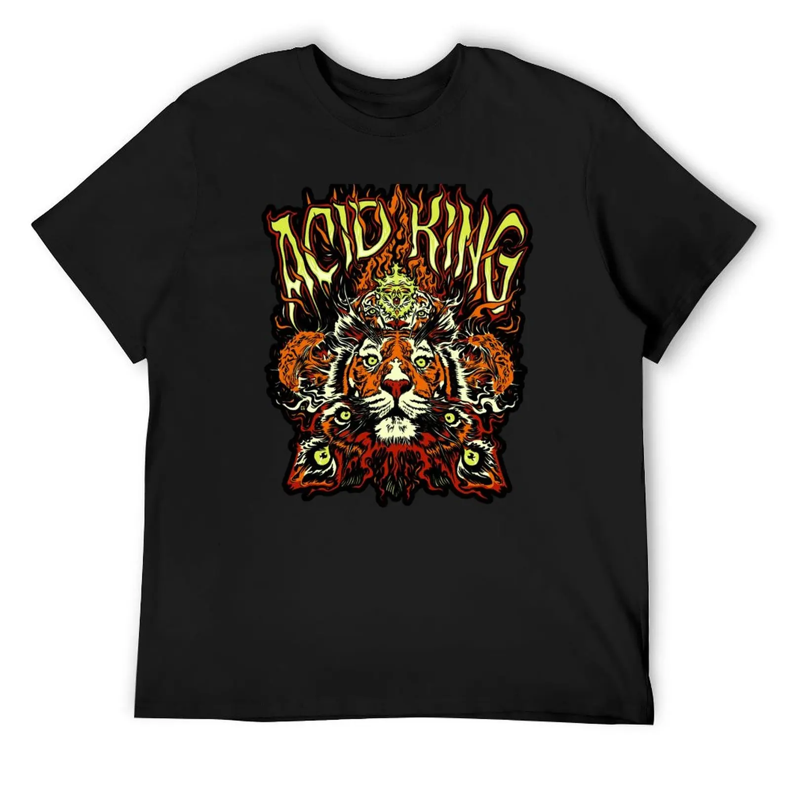 acid king best art tiger T-Shirt oversizeds shirts graphic tees custom t shirt rapper graphic tees t shirts for men pack