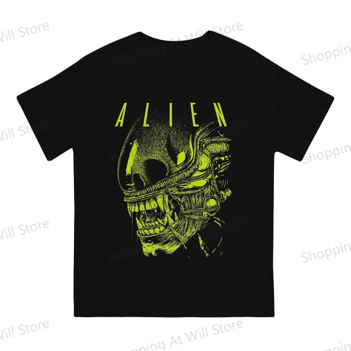 Xenomorph Essential Alien Mencosy Tops 100% Cotton Fun Fashion Men's and women's T-shirts O neck short sleeved Tshirt