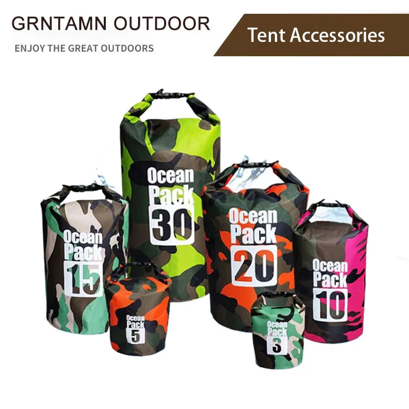 

Camouflage Waterproof Swimming Bag with Dry and Wet Separation for Outdoor Beach Activities