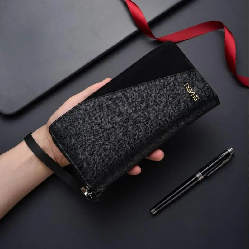 

Advanced large capacity versatile phone bag fashionable retro high-end trendy brand multi card vertical wallet and handbag