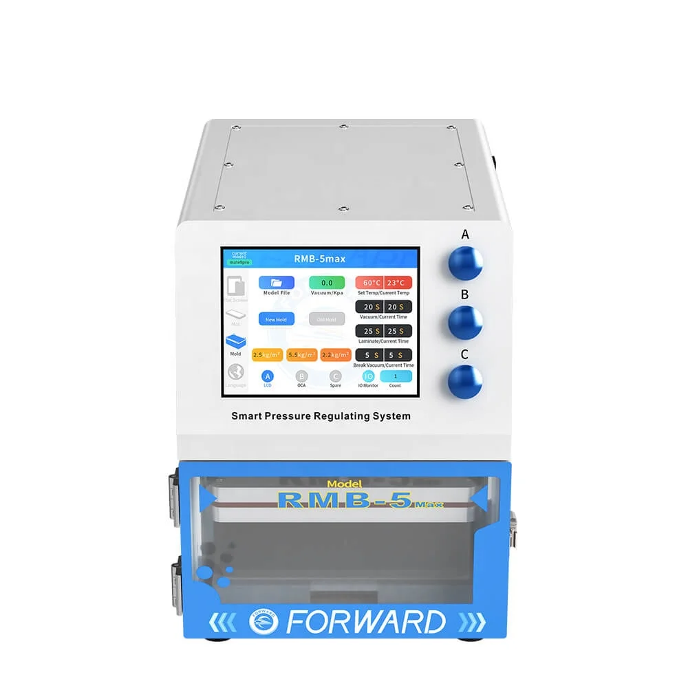 

FORWARD New RMB-5 Max Best OCA Bubble Lamination Machine Vacuum Smart Pressure Regulating For Mobile Phone Screen Repair