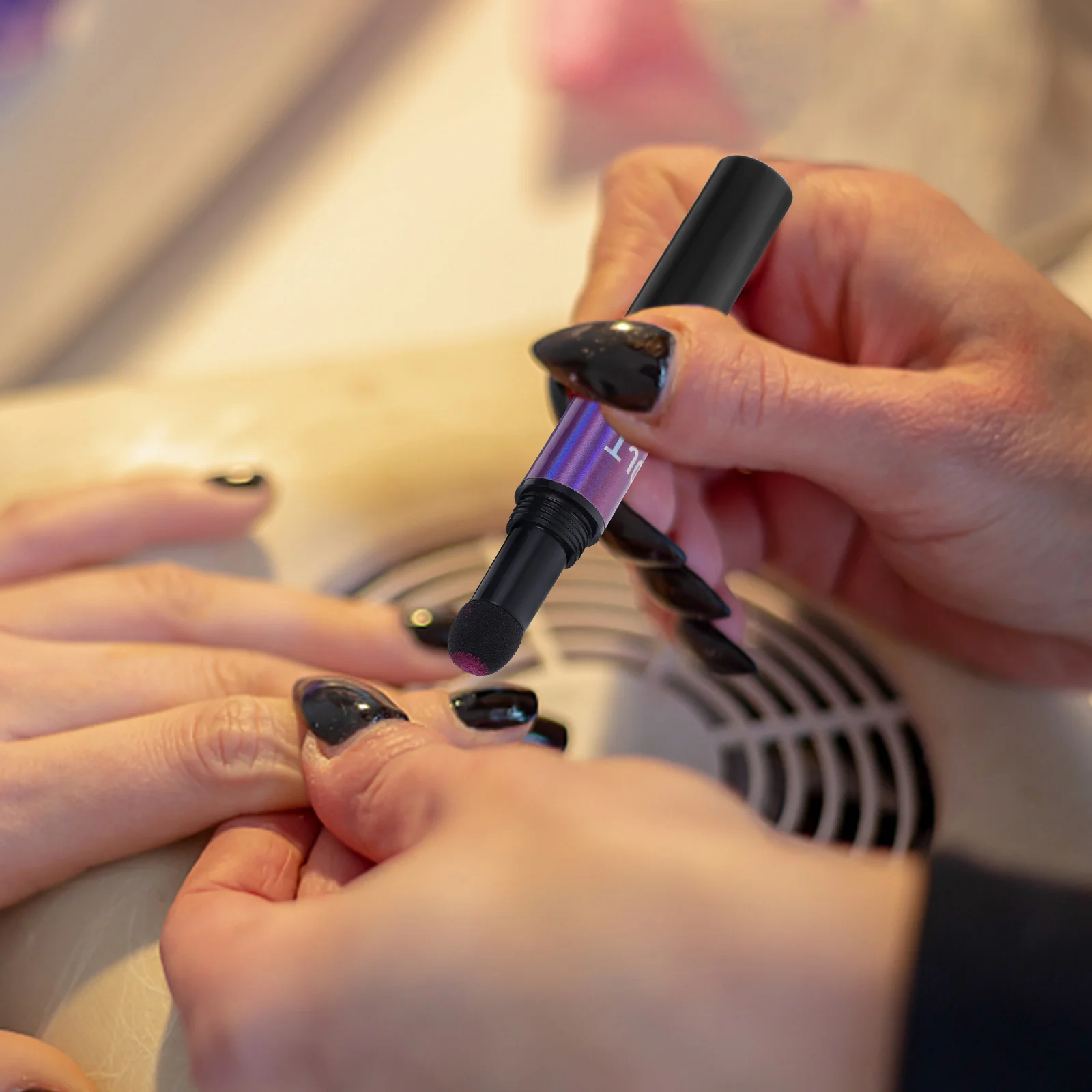 6 قطعة مسحوق بريق الفن القلم الإبداعية مانيكير القلم Diy بها بنفسك صالون الديكور الصلبة مرآة مسحوق مسمار الفن ملحق مسمار لتقوم بها بنفسك أداة #2