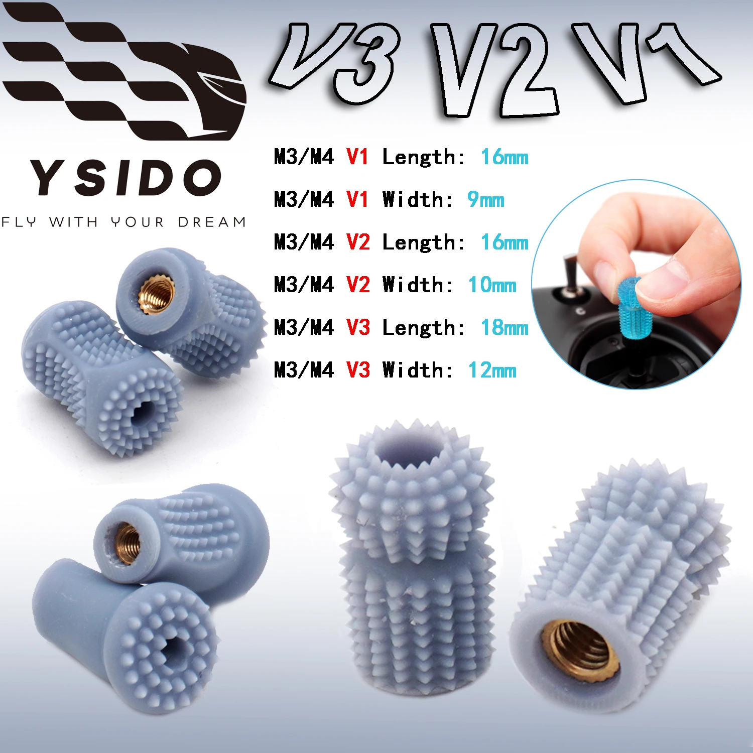 Fernbedienung FPV Drone Joystick Hebel Rocker Cap M4/M3 V3/V2/V1 Höhe Einstellbar für Radiomaster GX12 TX12 Upgrade Teile
