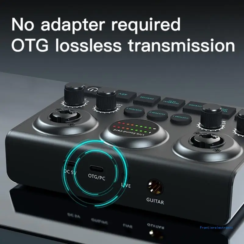 Quality Recording Sound Card With User Friendly Interfaces For Singers And Entertainers High Clear Recording DropShipping