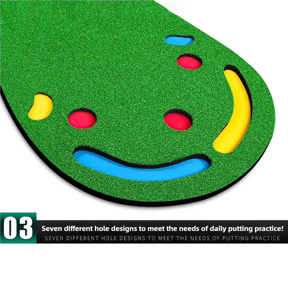 PGM Golf Putting-Matte Grün Tragbare Übungs-Putting-Matte Golf-Trainingshilfen für den Garten, Indoor-Golf und Outdoor – Detail 5