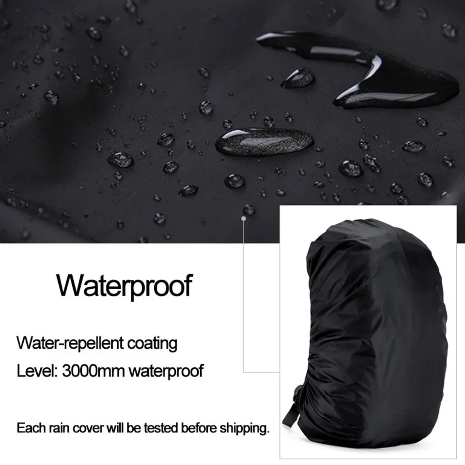 Lightweight Nylon Material, Waterproof and Moisture-Proof. Backpack Cover Suitable for Outdoor Use. Rain Cover and Dust Cover
