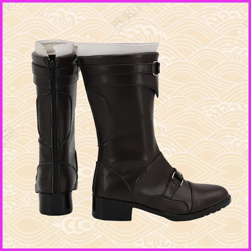 لعبة FF7 طبعة جديدة من Leslie Kyle أحذية كوسبلاي أحذية دعائم لحفلات الهالوين لعب الأدوار مصنوعة حسب الطلب Aksesorix;3,d'6.r;8'w,