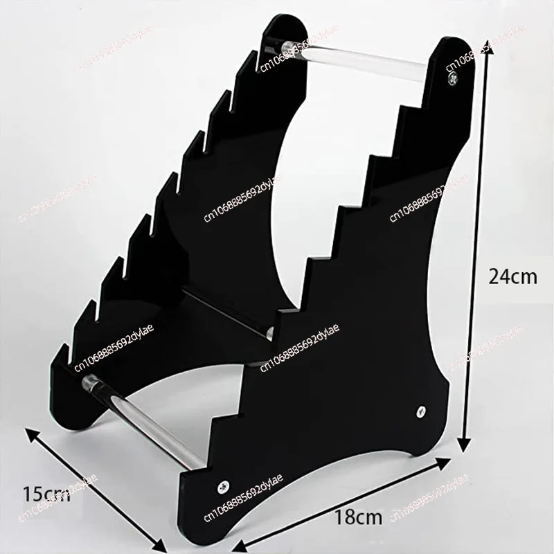 High-grade Acrylic Transparent Knife Display Stand Can Put 6PCS Knives