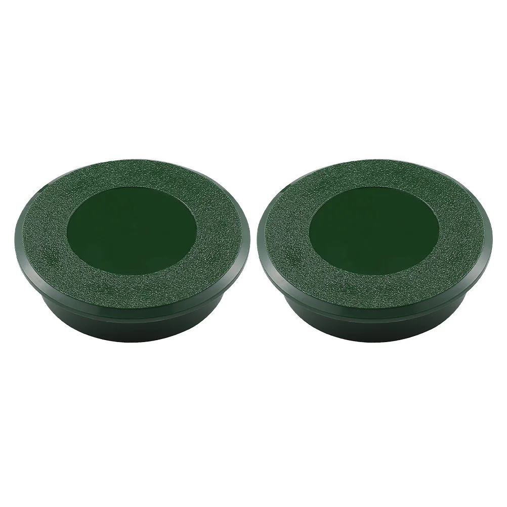 

2Pcs Green Hole Cup Cover Golfing Practice Tool Lightweight Portable Putting Cup for Training Durability Long Use
