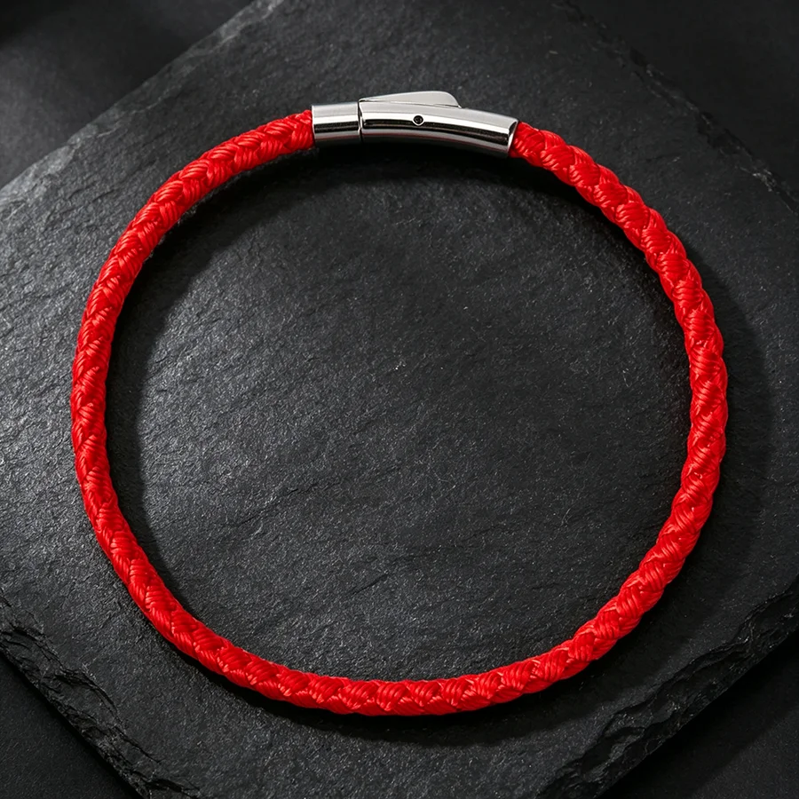 Minimalistisches A-Klasse-Kielseil-Armband Unisex 2 Größen Sicherheitsverschluss Handgefertigtes Glücksarmband Alltägliche Paar-Accessoires