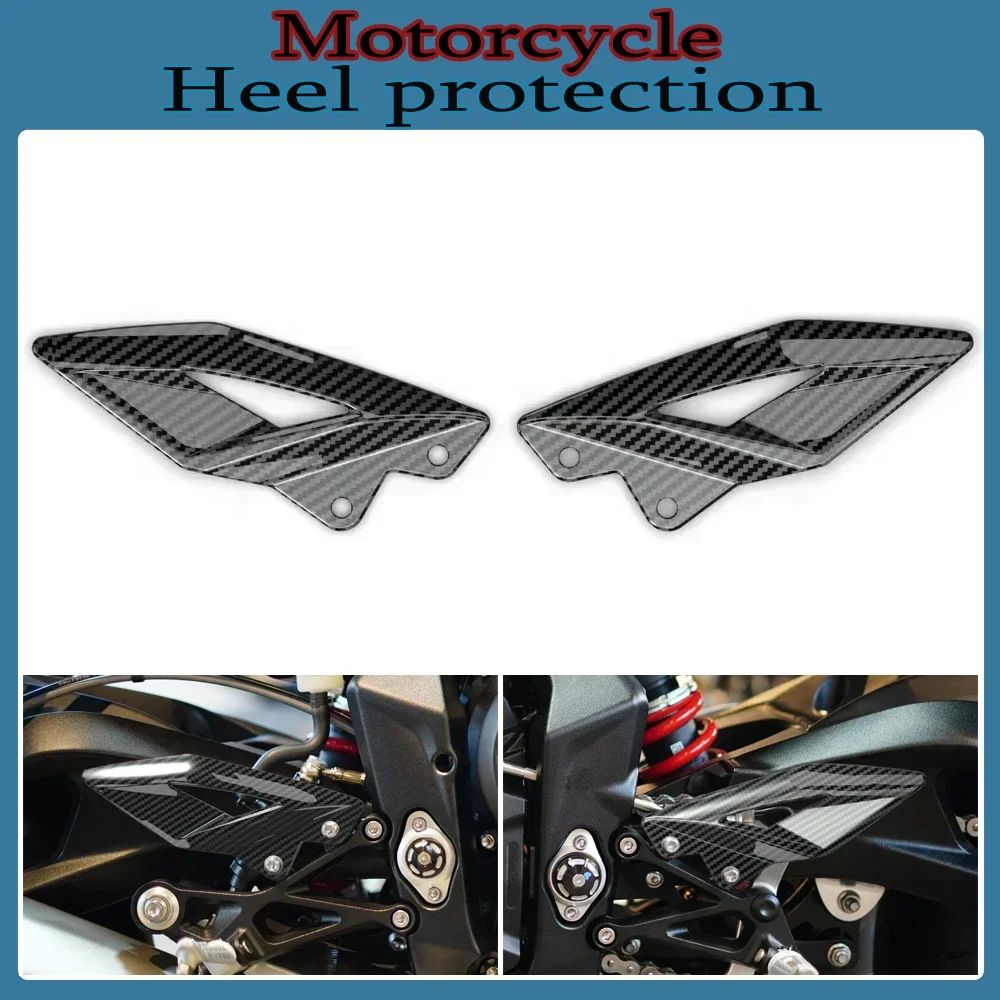

Подставка для ног мотоцикла, педаль для защиты пятки из углеродного волокна для Triumph Street Triple 765/R/RS 2016-2024, уличный тройной 660S 2020-2022