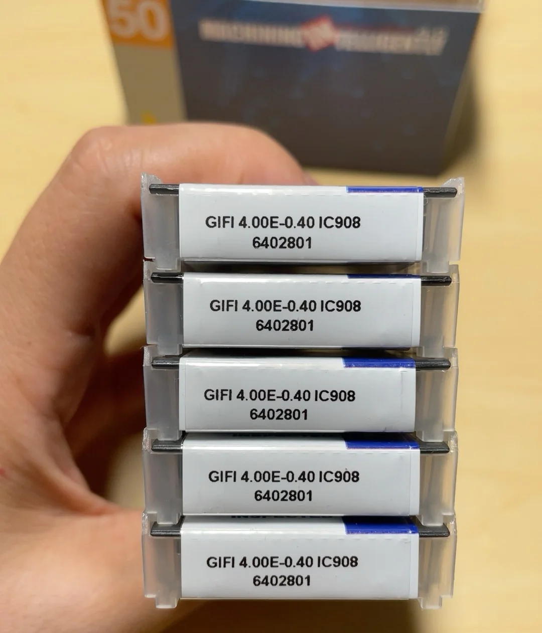 

Hard alloy cutting blades GIFI 4.00E-0.40 IC908