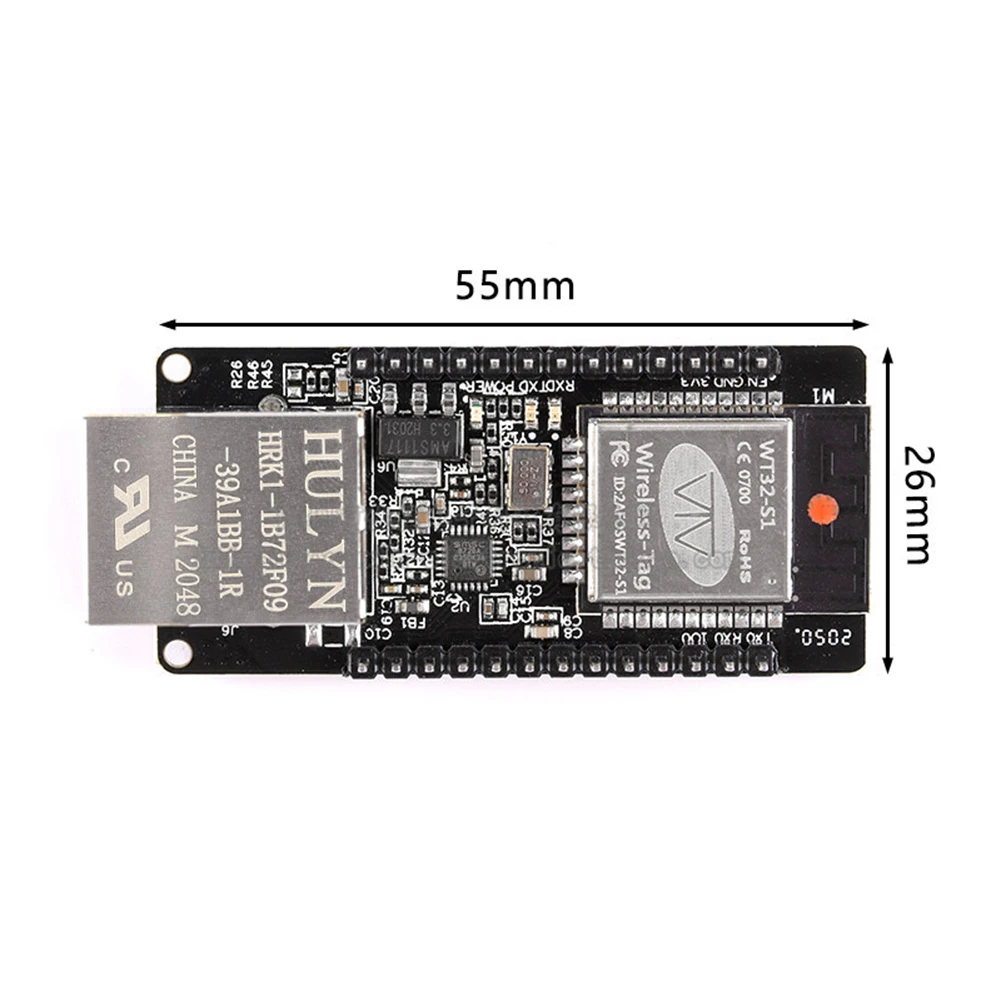 WT32-ETH01 wbudowany Port szeregowy bezprzewodowy moduł sieci płyta modułu Ethernet