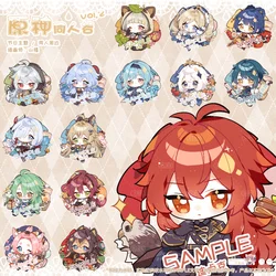 Anime Genshin Impact Shenhe Baizhu Diluc Ganyu Festival Thema Q Versie Tas Hanger Badge Broche Spelden Spel Bedding Cadeau