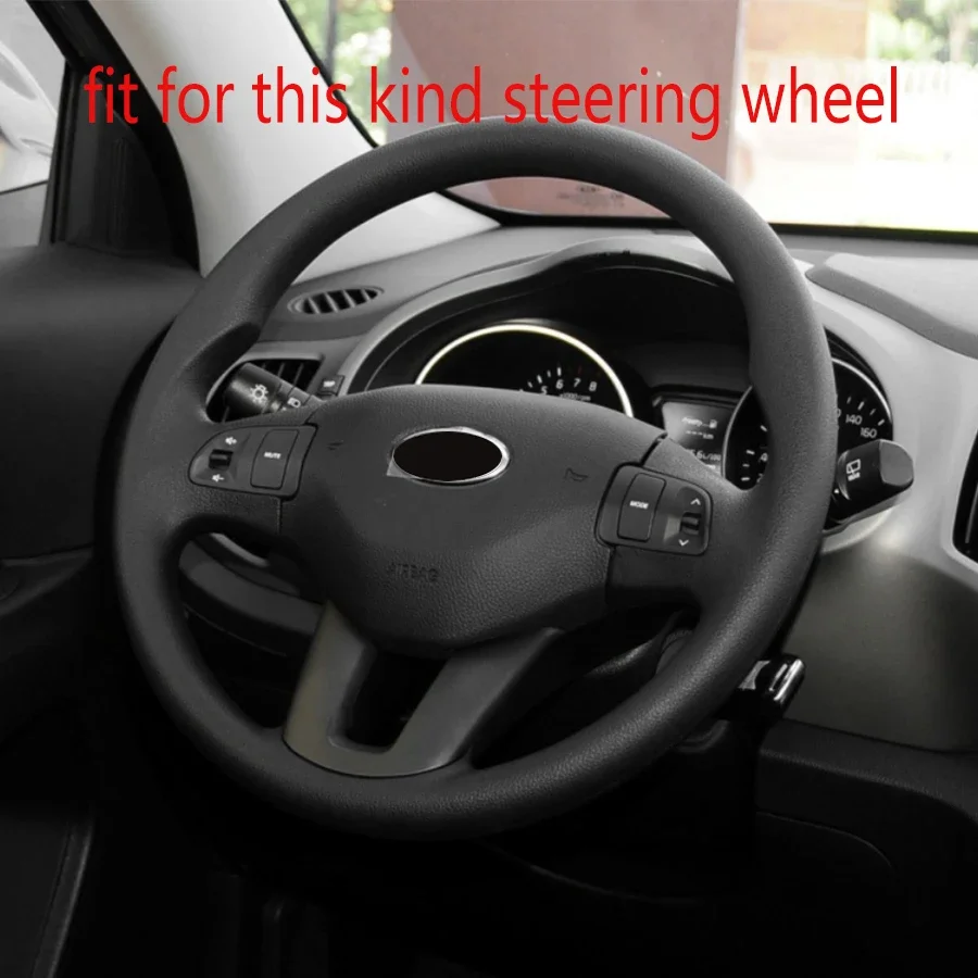 Steering Wheel Buttons Sequins Decoration Trim Sticker for KIA Sportage SL 2012 2013 2014 2015 Car Accessories