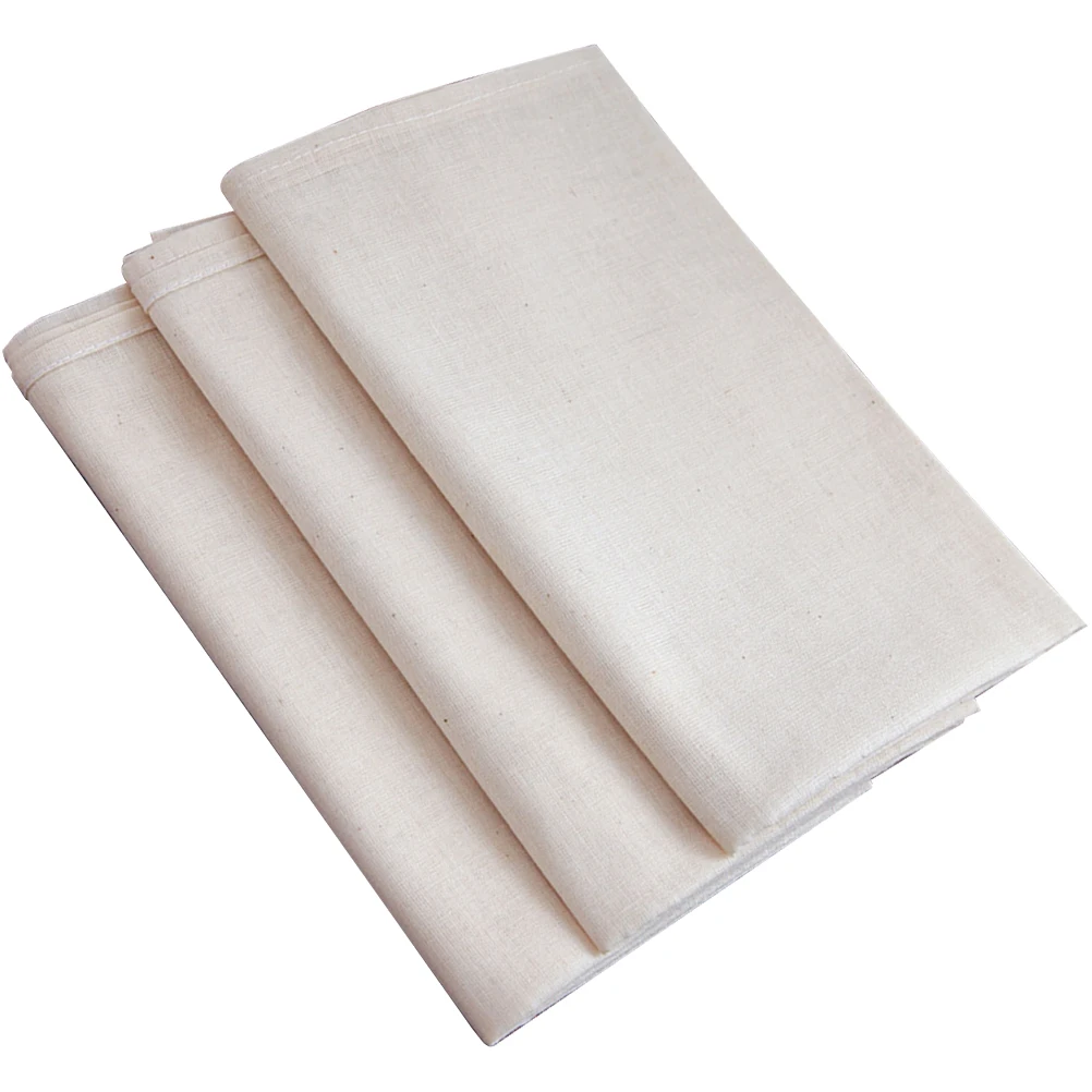 

3pcs Kitchen Cheesecloth Reusable Cotton Straining Cloth for Yogurt Cheese Butter Ricotta Tofu Sauce Multi-Function Filter