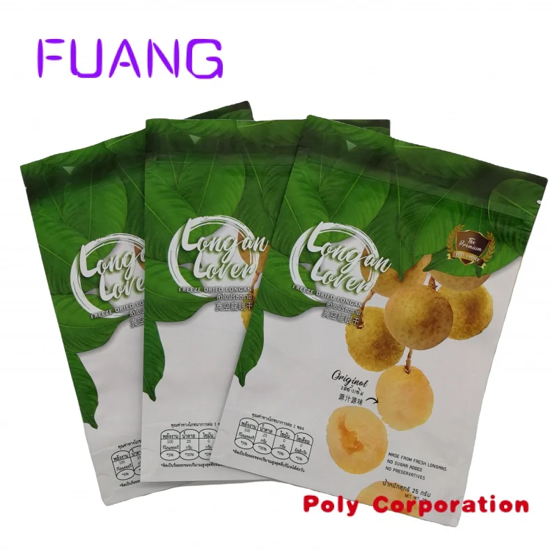 

Custom Custom printed food grade ziplock snack custom plastic pouch packaging food packing bag