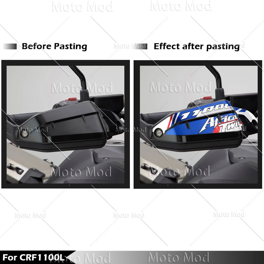 Motorcycle HandGuard Stickers Decals For CRF1100L Africa Twin CRF 1100L CRF 1100 L