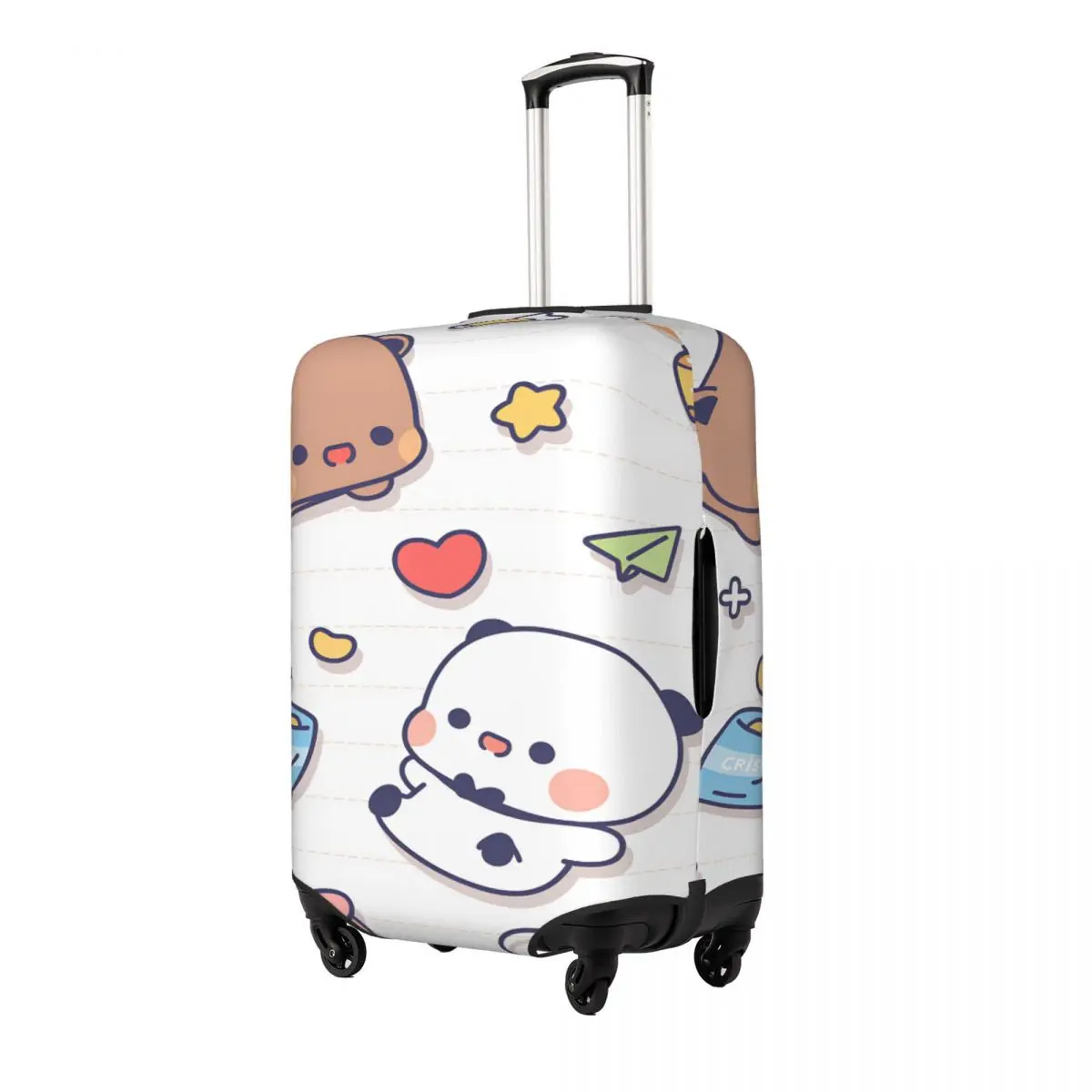 Cartoon Panda Bubu Dudu Suitcase Cover Business Holiday Practical Luggage Accesories Protector