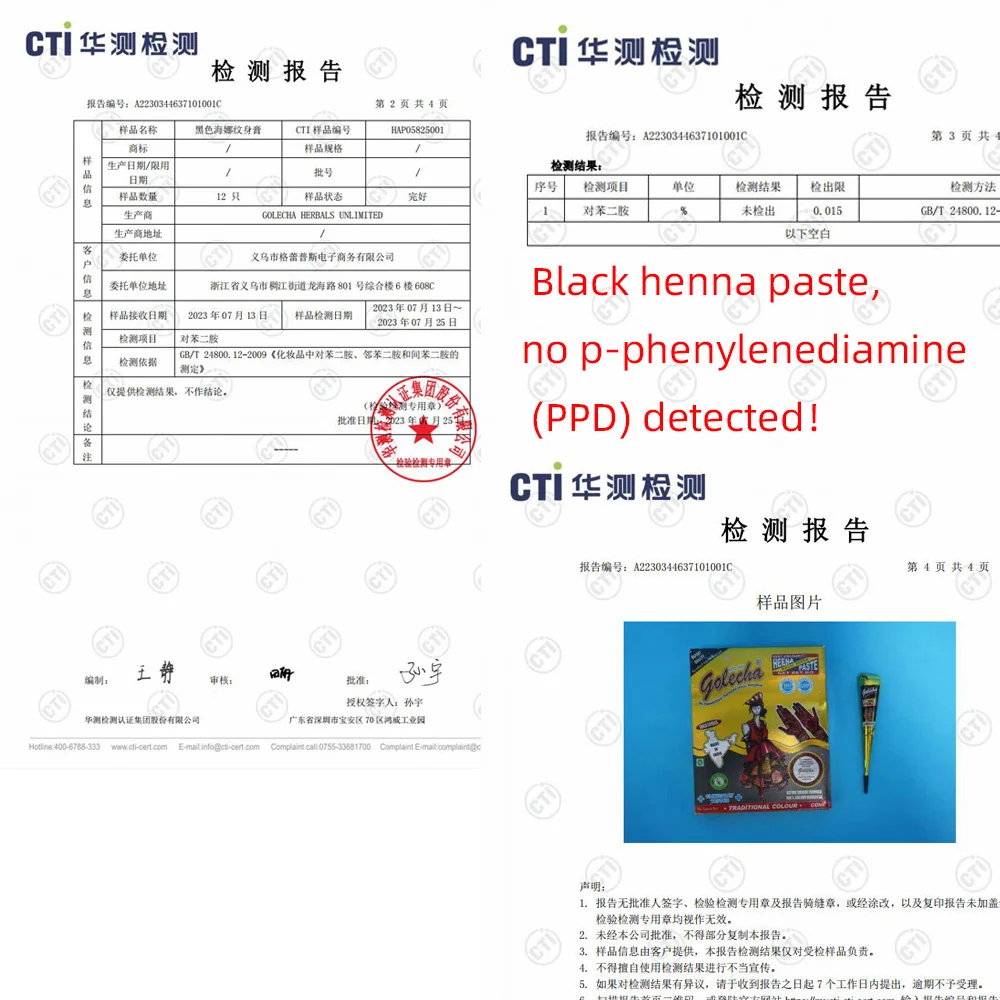 الكرز الأحمر الحناء الوشم لصق مخروط سريع اللون لا PPD الطبيعية المؤقتة هيئة الفن 25 جرام آمنة الجلد وصمة عار اختياري 1/3/12 قطعة