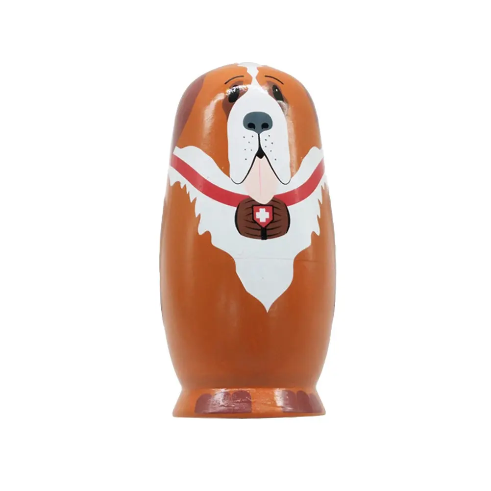 

5 pcs Puppy Russian Nesting Adorable Dog For Kids Adults Decorative Storage Gift Premium Quality Nseting Russian Nesting