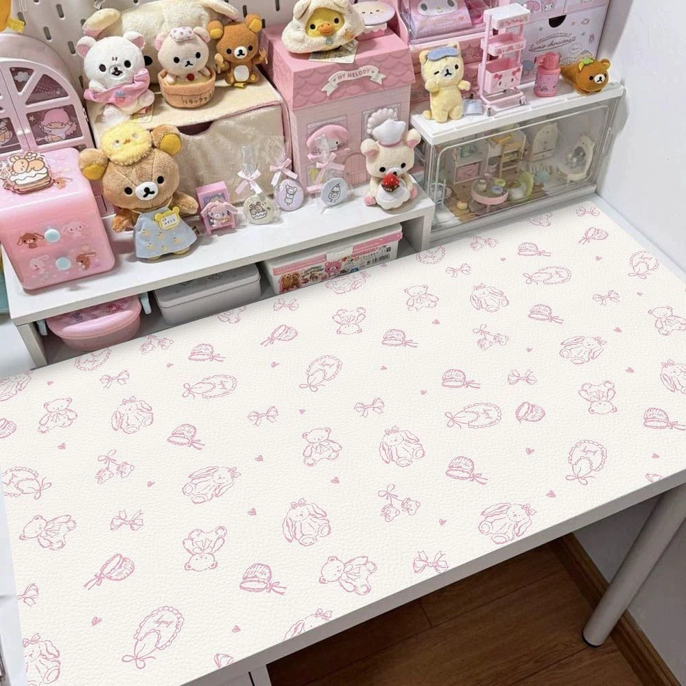 Mousepad de Couro PU com Estam - Desk Setup Cozy avaliação e preço