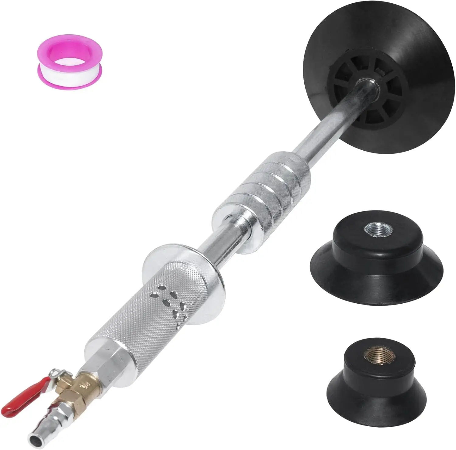 

Car Dent Puller Tool with 3 Suction Cups, Air Pneumatic Dent Removal Kit, No Drilling, for Car Door Dings Repair