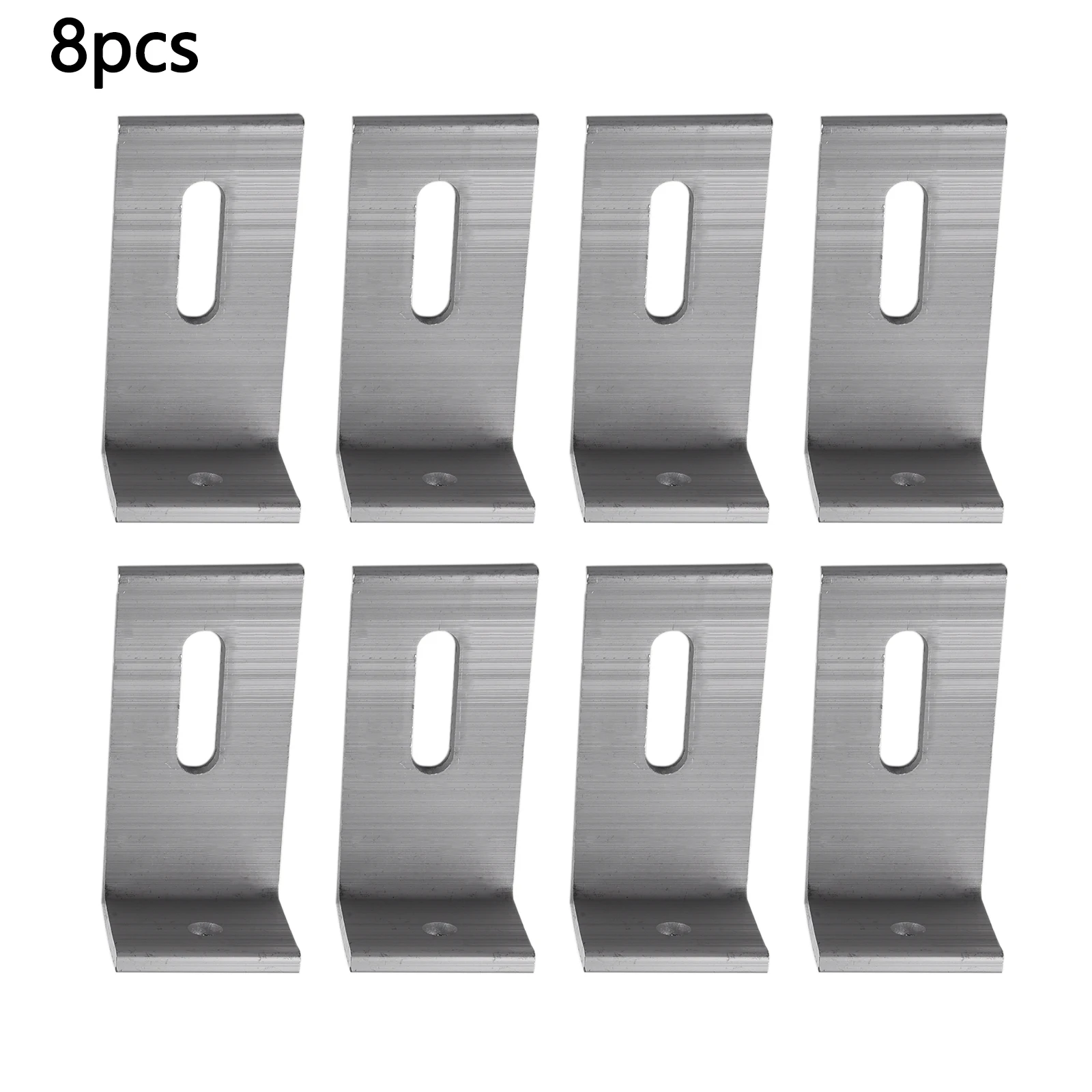 

4pcs L Type Aluminum Solar Panels Mounting Brackets Flat Roof Mount Kit Solar System Installation Bracket Holder Accessories