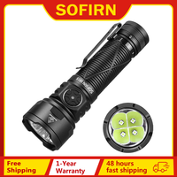 Sofirn SR15 4500lm Powerful Flashlight SFT25R LED Light 21700 USB C Rechargeable 5V/3A Charge and Discharge Torch