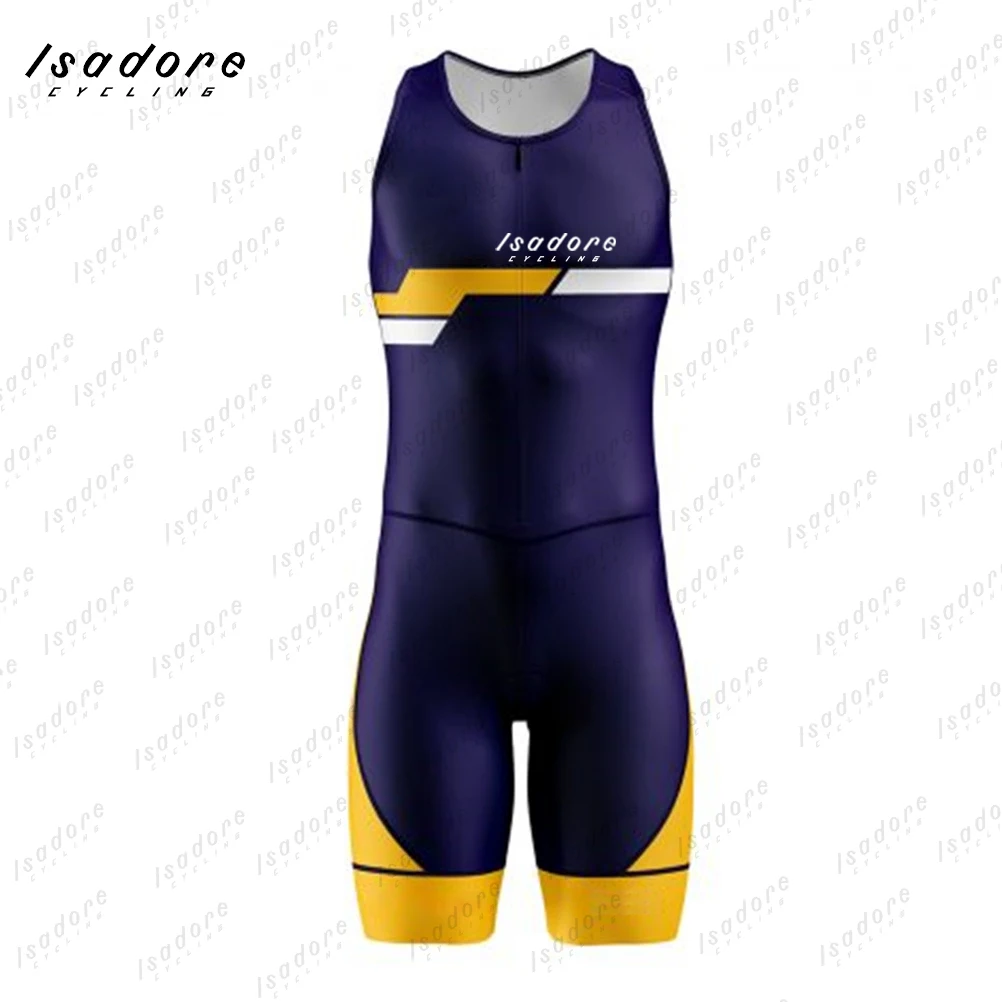 Isadore-triathlon skinsuit, cycling, running, bicycle, jumpsuit set, sleeveless, new, 2024