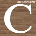 only Letter C No Box