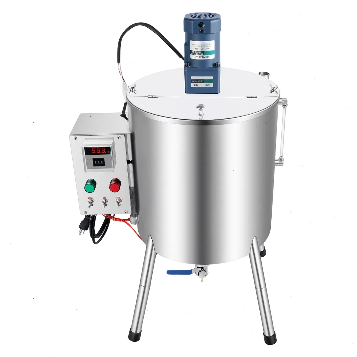 Liquid Filling Machine, 30L Paste Filler, Automatic Lipstick Filling Equipment, 304 Stainless Steel, Commercial Grade, Dual Heating Tube, Pure Copper Motor, Uniform Mixing, High Temperature, Industrial Use