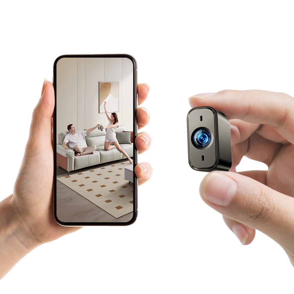 X6-V720 without battery Mini WiFi Camera Battery Powered Hotspot Direct Remote View 1min Loop Recording Motion Detection