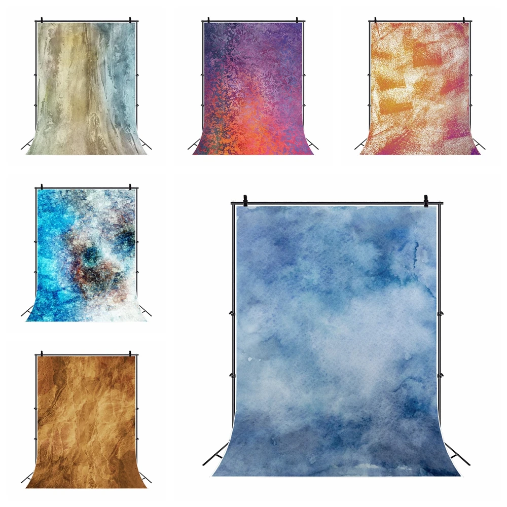 Abstract Tie-Dye Backdrop For Kids Adults Maternity Art Portrait Graduate Photo Background Studio Photography Props