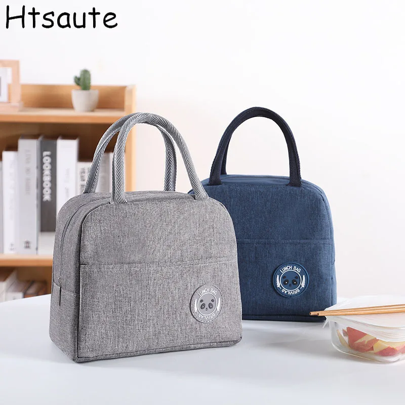 

Portable Lunch Bag Waterproof Thermal Insulated Lunch Box Bento Pouch Dinner Insulation Bag Student Thickened Cute Lunch Bag