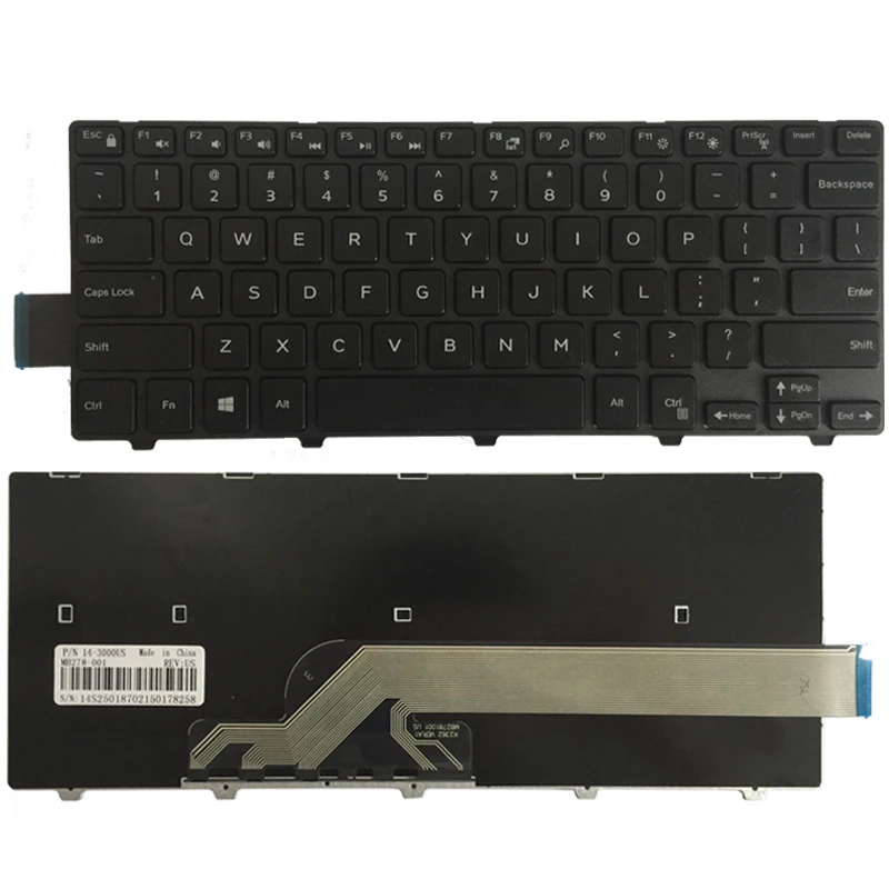 New Spanish/US/Latin/Brazil Keyboard For Dell Inspiron 14 3000 3452 3458 3459 3442 3467 5447 5448 5441 5455 5458 5457 5459 7447
