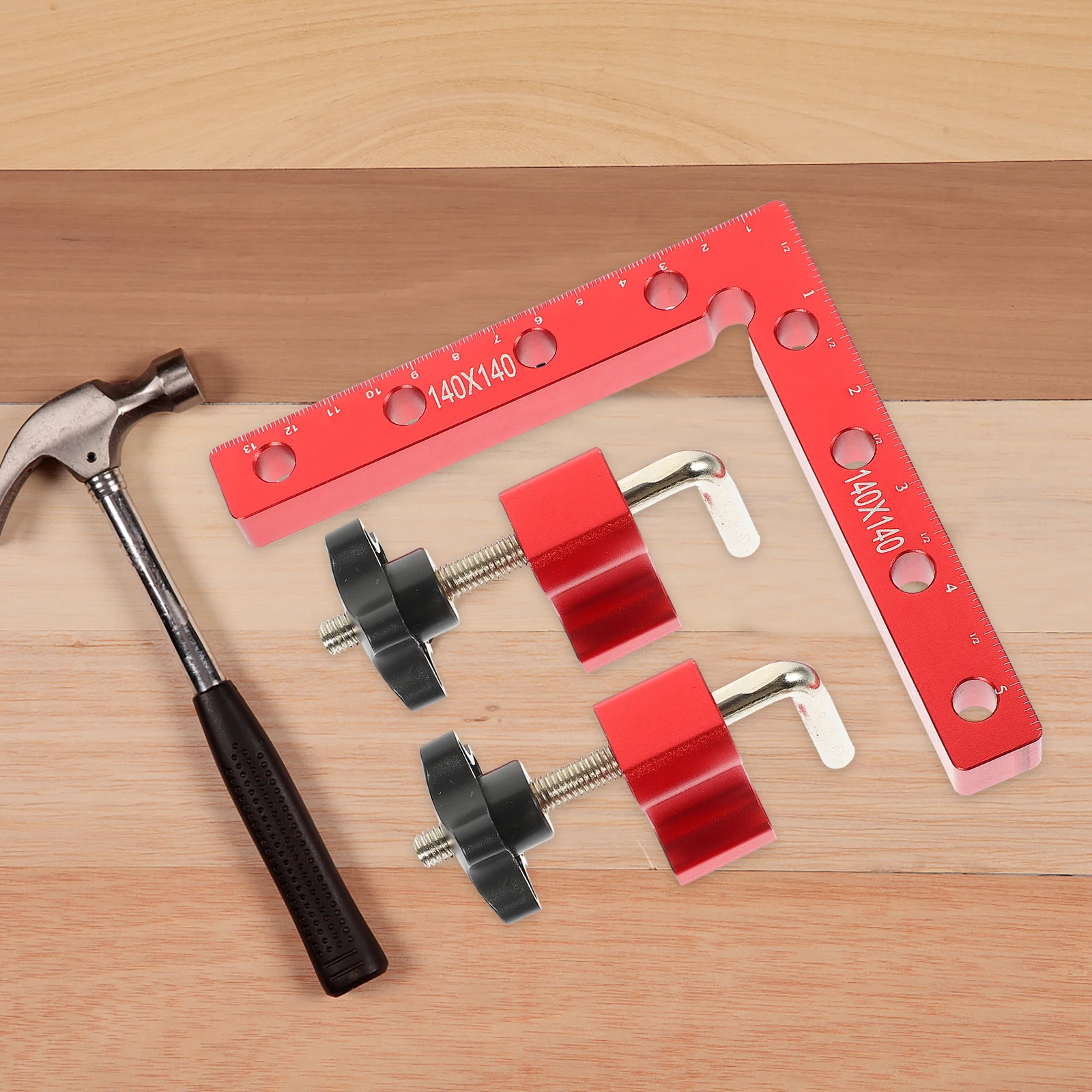 

3 Pieces Right Angle Clamps Woodworking Tools Square Positioning Cabinet Making Frames Clamps For Woodworking Boxes Assembling