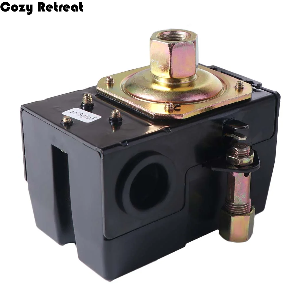 

90-120 PSI Handle Pressure Switch Replacement Parts 220V Horizontal Control Valve Heavy Duty 5-8 Bar Air Pressure Controller