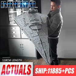 Mould King 13135 Star Toys MOC-23556 The ISD Monarch Star Destroyer Model Starship Building Blocks Bricks Kids Christmas Gifts