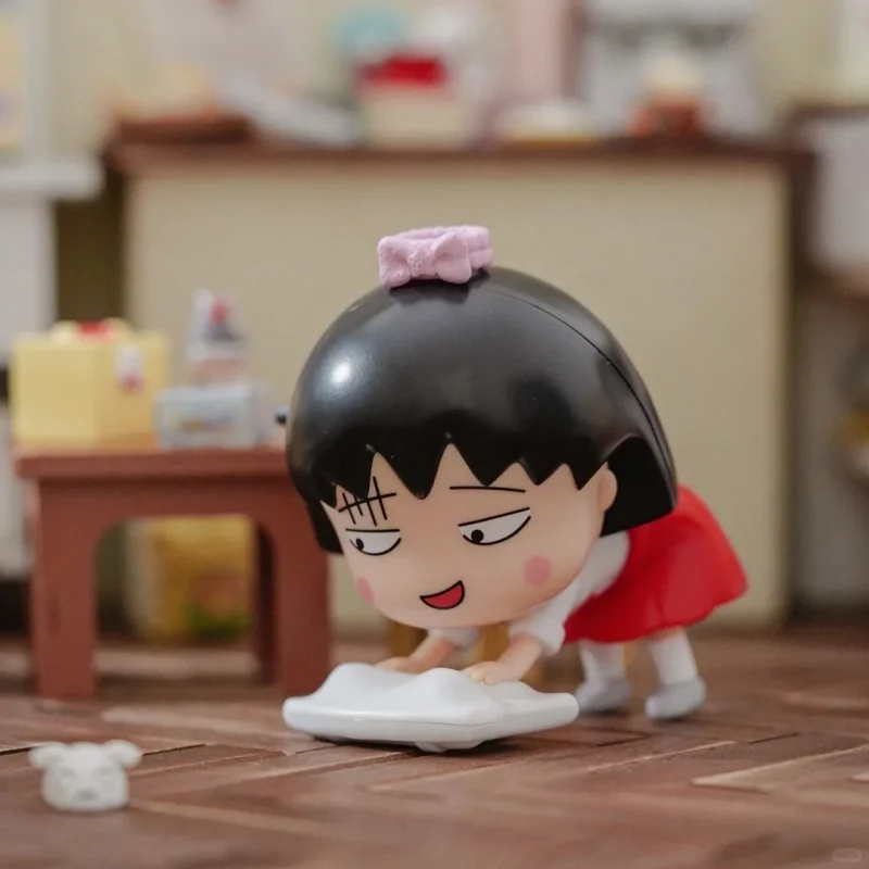 

Cherry Maruko Забавная повседневная серия слепая коробка намоточная кукла подвижная милая аниме-фигурка ручной работы настольный орнамент игрушки подарок на день рождения