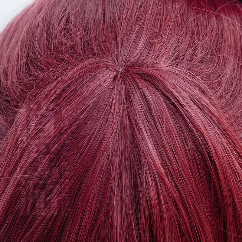 Puella Magi Madoka Magica Sakura Kyōko Parrucca Cosplay Simulazione Cuoio Capelluto Top Tigre Clip Coda di Cavallo Regalo di Halloween