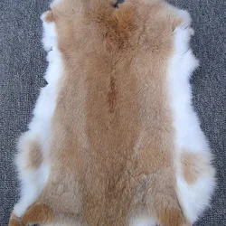Natural Rabbit Fur Lazy Rabbit Skin Whole Color Fluffy Rabbit Skin Home Decoration Clothing Shoes Bag Accessories High Quality