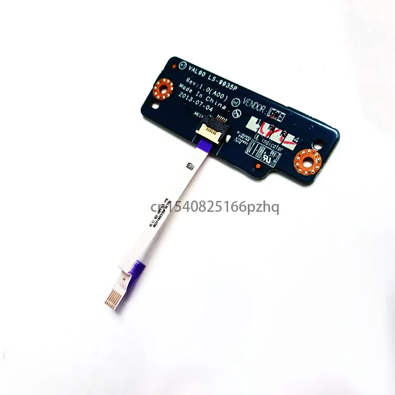 Used  For Dell Latitude E6440 6440 Laptop Media Volume Button Board With Cable VAL90 LS-9935P NBX0001AT00